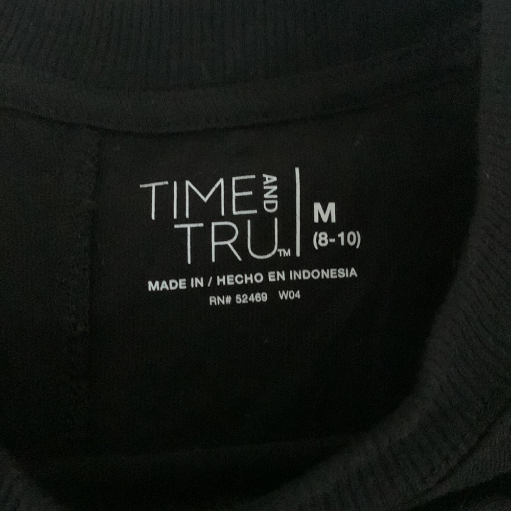 Time and Tru black dress - Picture 3 of 4